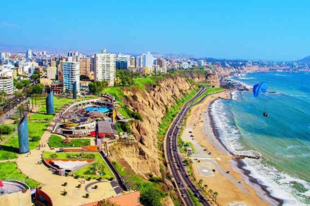 Apartamento Entero En Centro De Miraflores - 2 Habitaciones Lima Dış mekan fotoğraf